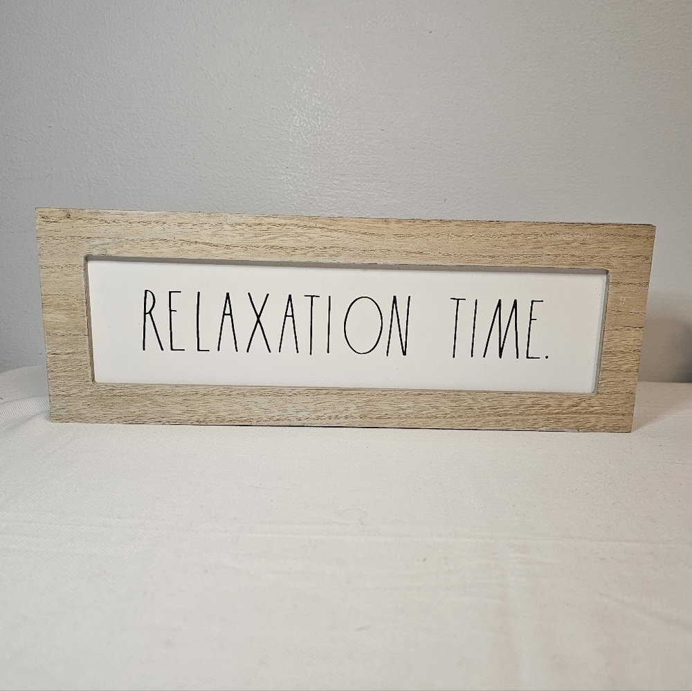 Rae Dunn Relaxation Time 🛁 Sign
